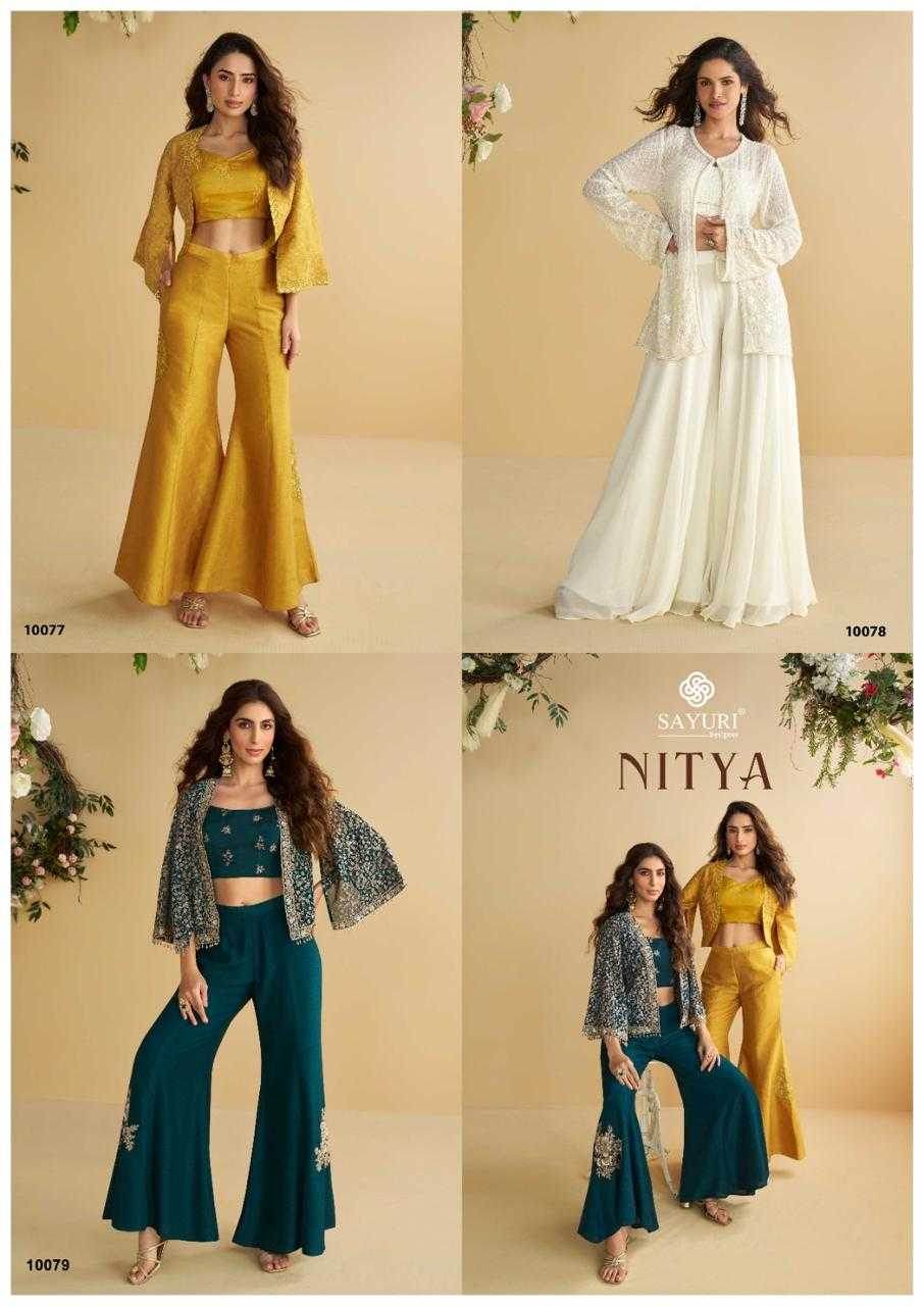 Premium Silk Palazzo Ladies Silk Suit - MYLUXURY LANE ENTERPRISE